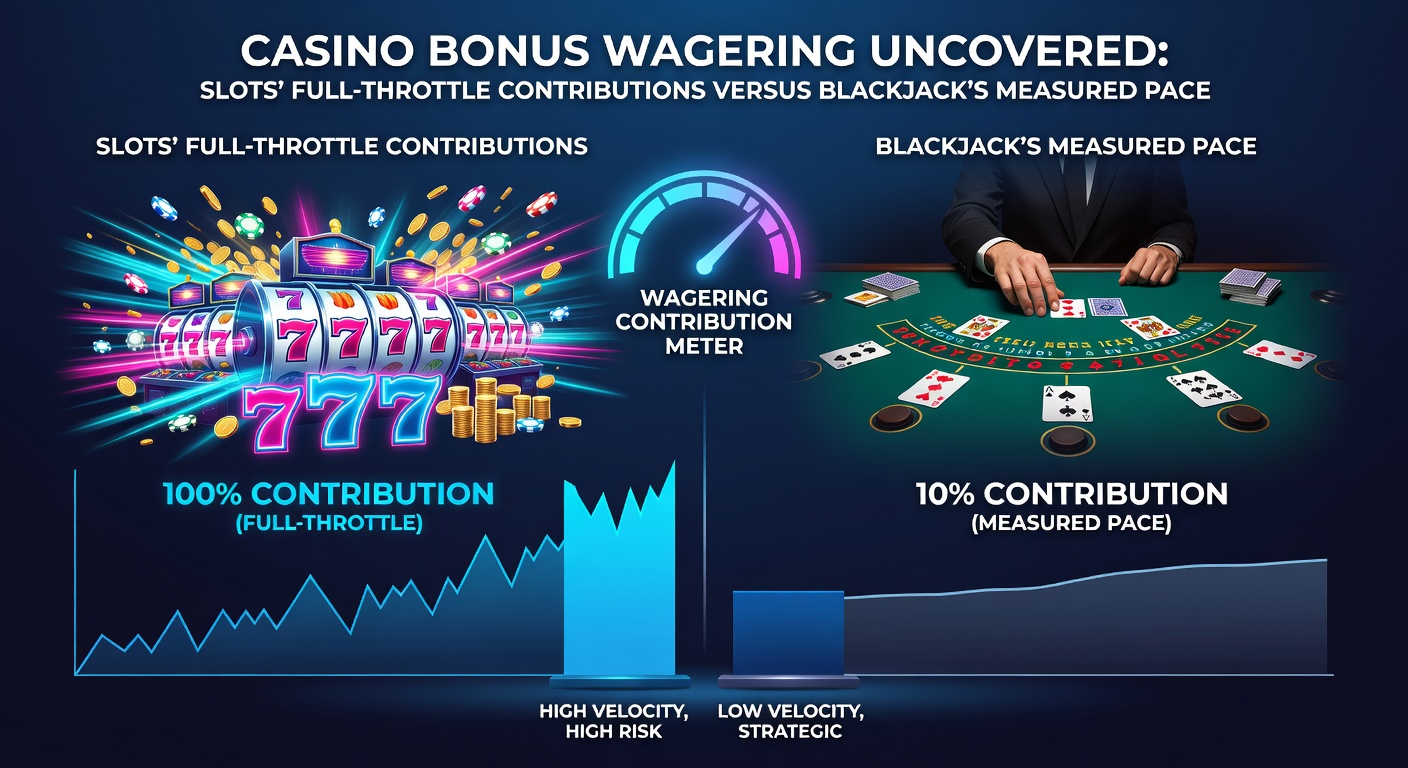 Close-up of slot machine paylines exploding with wins contrasted against a dealt blackjack hand, highlighting wagering efficiency differences