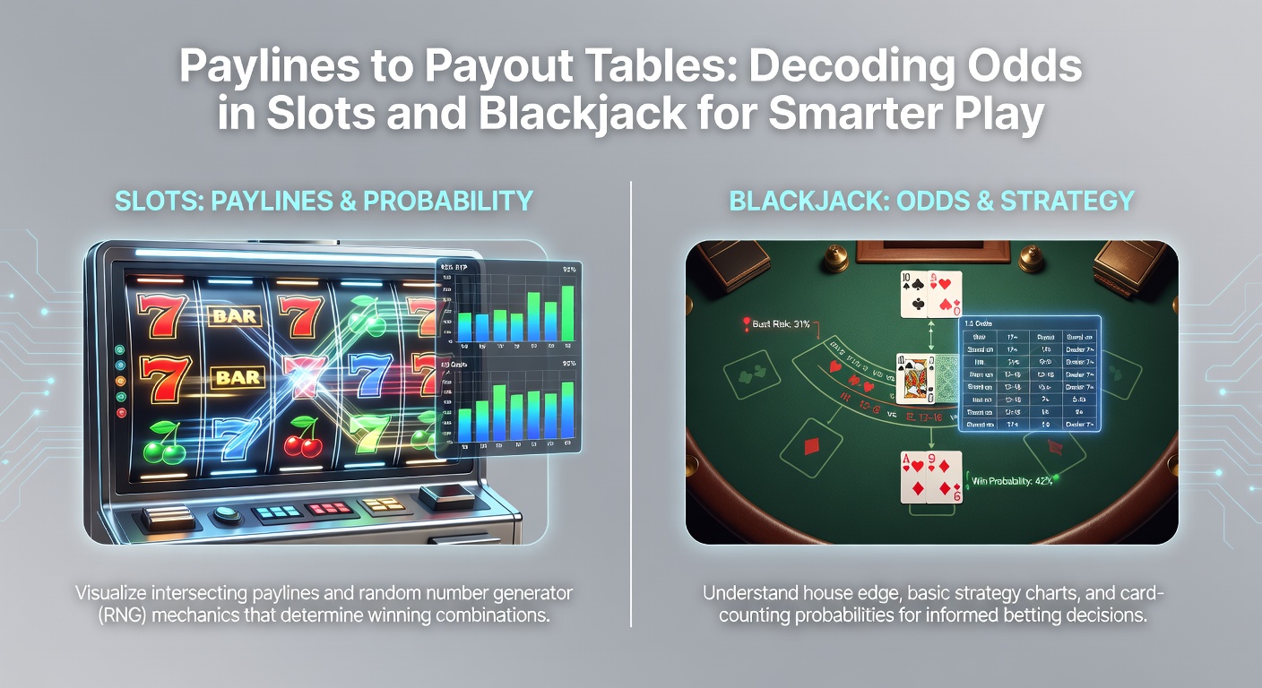 Close-up of a blackjack payout table on a casino felt, showing odds for blackjack, insurance, even money, and standard wins