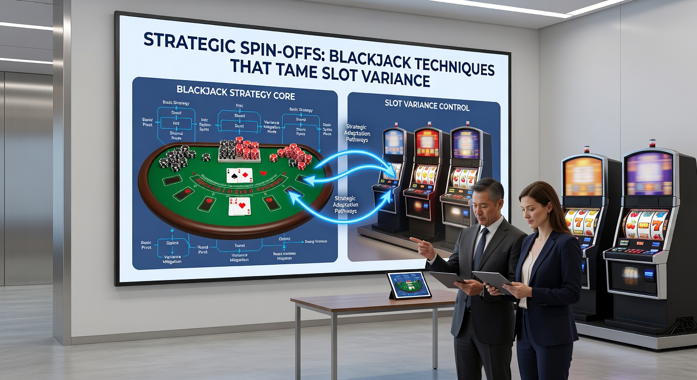 Charts comparing blackjack bankroll curves against slot volatility graphs, showing smoothed outcomes with strategic overlays